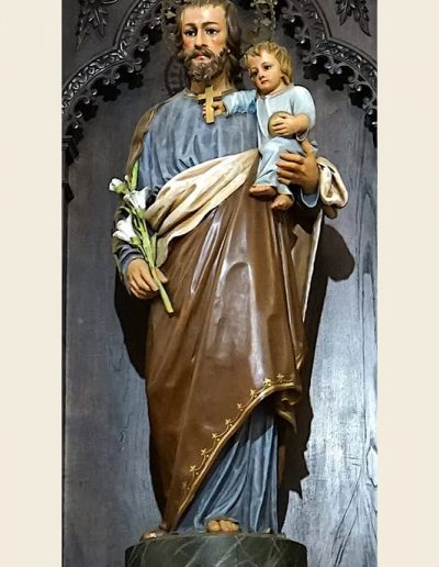 Retablo San José. San José con el Niño