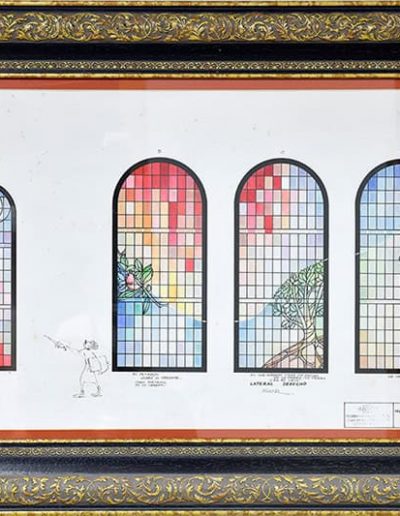 Boceto de Vidrieras