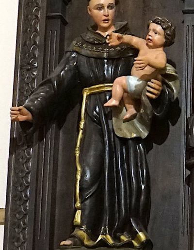 Retablo San José. San José con el Niño
