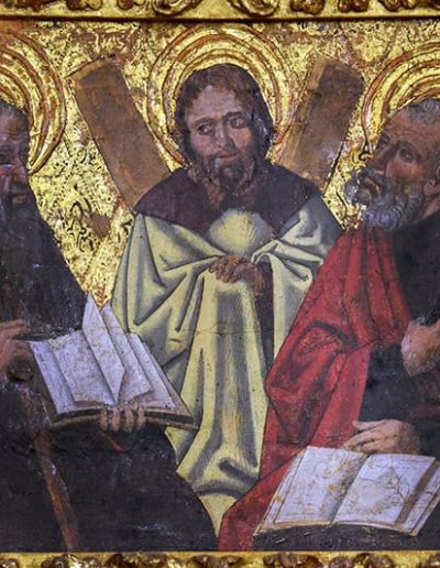 Retablo mayor. San Pablo, San Andrés y San Pedro
